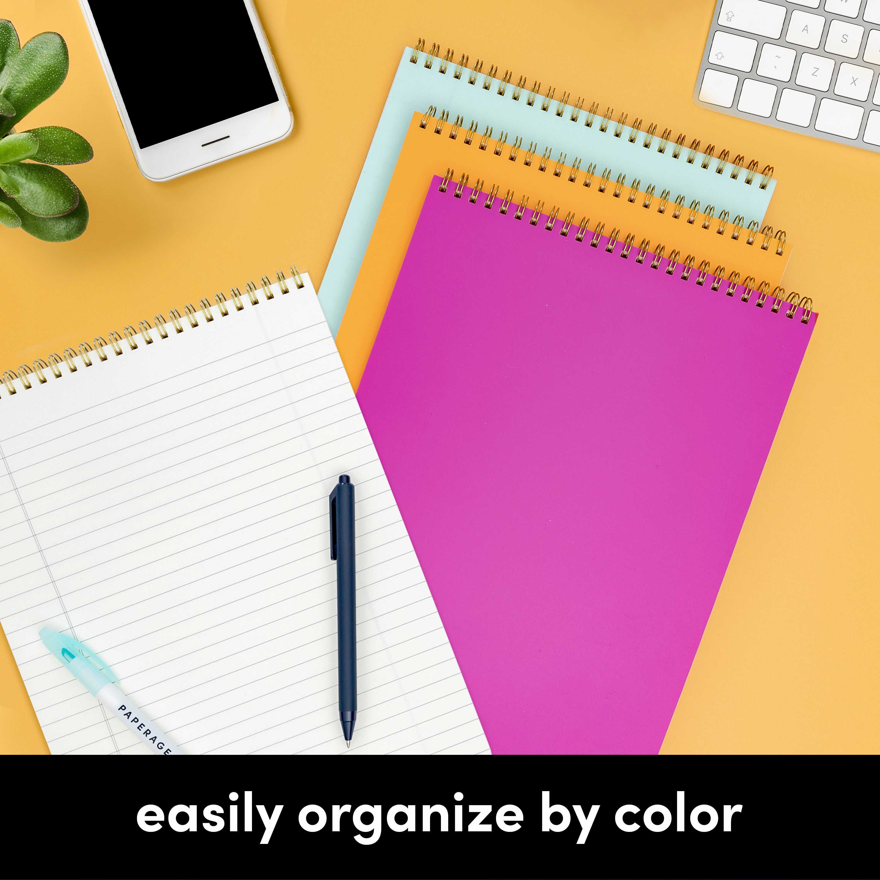 Top Spiral Bound Lined Notepads (8.5 in x 11 in)