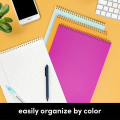Top Spiral Bound Lined Notepads (8.5 in x 11 in)