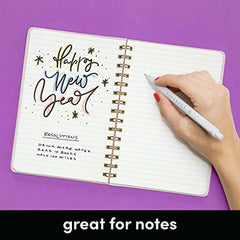 Lined Journal Notebook, Spiral Bound, Hardcover (5.5 in x 8 in)
