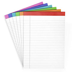6 Pack Large Lined Legal Pads (8.5 in x 11 in)