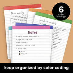 6 Pack Large Lined Legal Pads (8.5 in x 11 in)