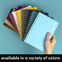 3 Pack Lined Journal Notebooks, Spiral Bound, Hardcover (5.5 in x 8 in)