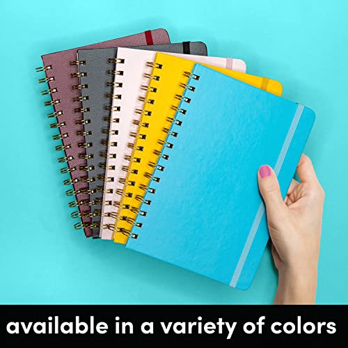 Lined Journal Notebook, Spiral Bound, Hardcover (5.5 in x 8 in)