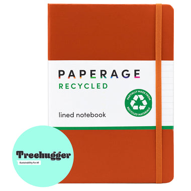 Treehugger: The 11 Best Eco-Friendly Notebooks of 2023; PAPERAGE's Recycled Lined Notebook Named Best for School