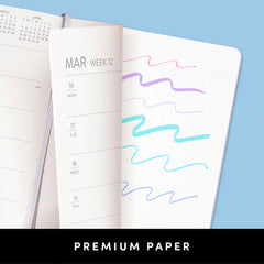 2026 Planner, Weekly & Monthly, 12-Month Hardcover, 5.6