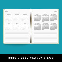 2-Year Spiral Planner 2026–2027, 24-Month, 8.7