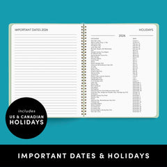 2-Year Spiral Planner 2026–2027, 24-Month, 8.7