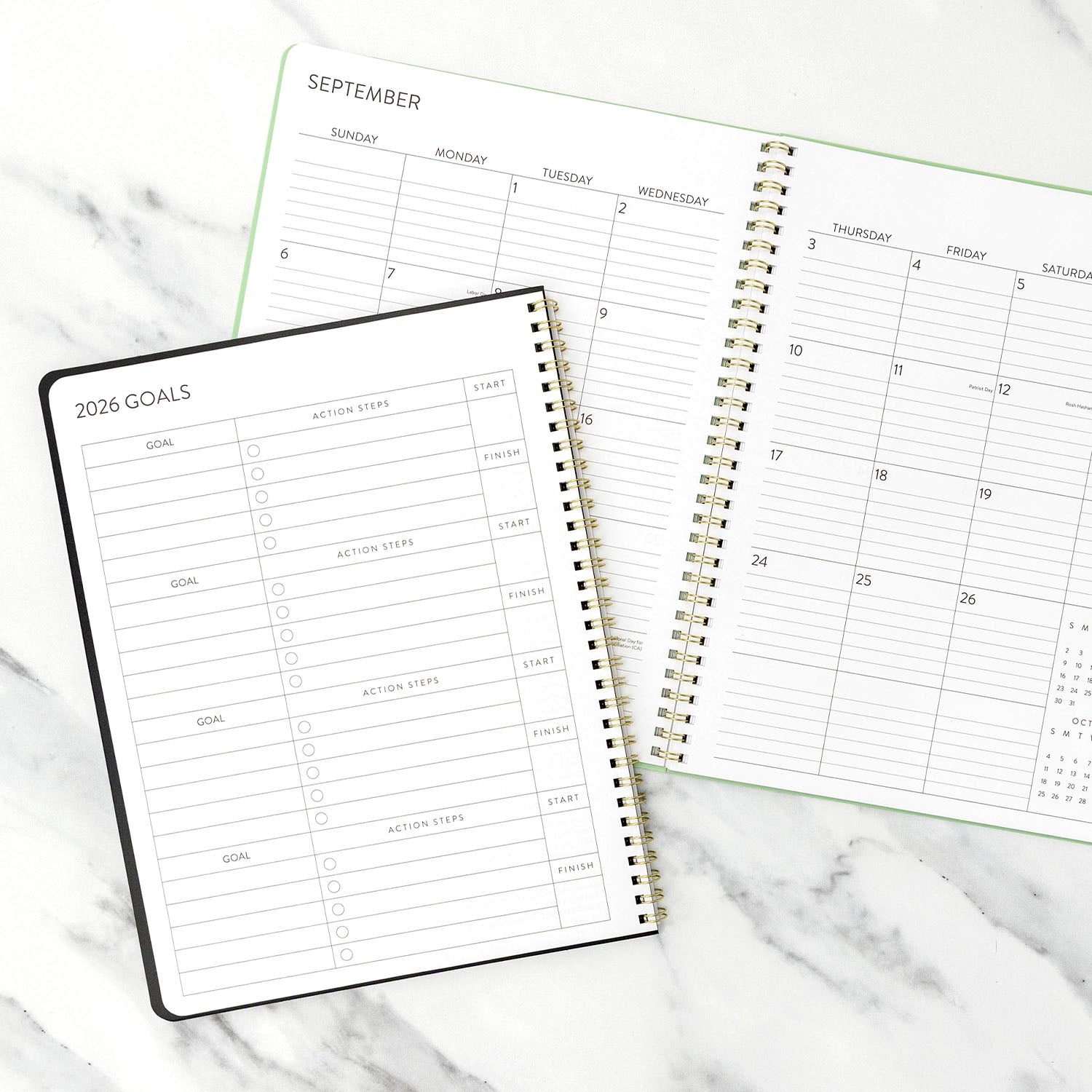 2-Year Spiral Planner 2026–2027, 24-Month, 8.7