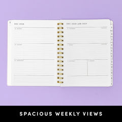 2027 Weekly & Monthly Planner, 12 Months (January 2027 - December 2027), 7 in x 8.1 in