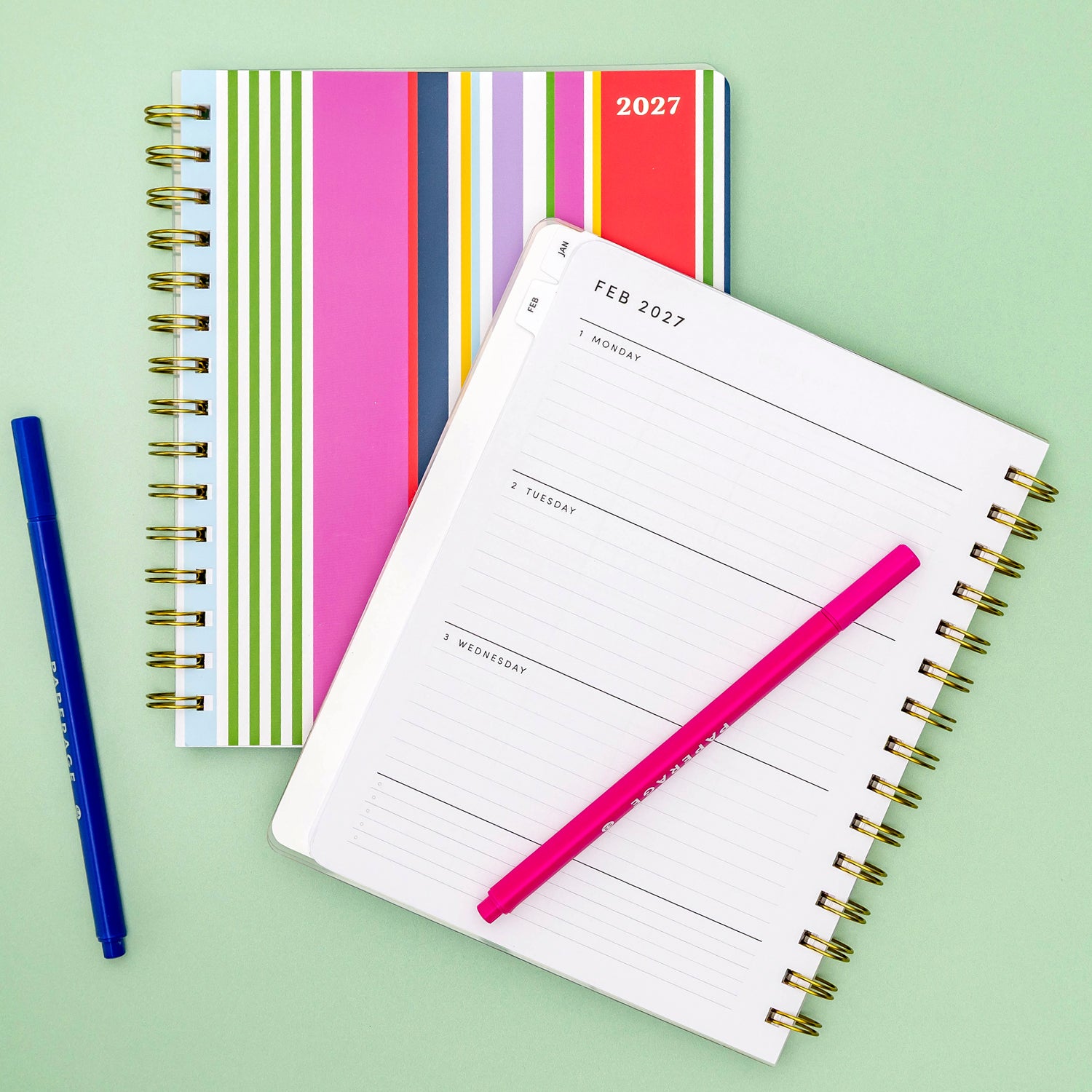 2027 Weekly & Monthly Planner, 12 Months (January 2027 - December 2027), 7 in x 8.1 in
