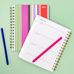 2027 Weekly & Monthly Planner, 12 Months (January 2027 - December 2027), 7 in x 8.1 in