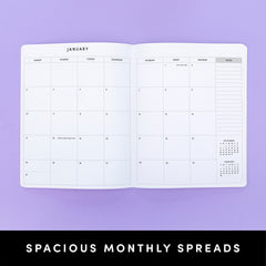 2027 Stitchbound Large Monthly Planner, 8