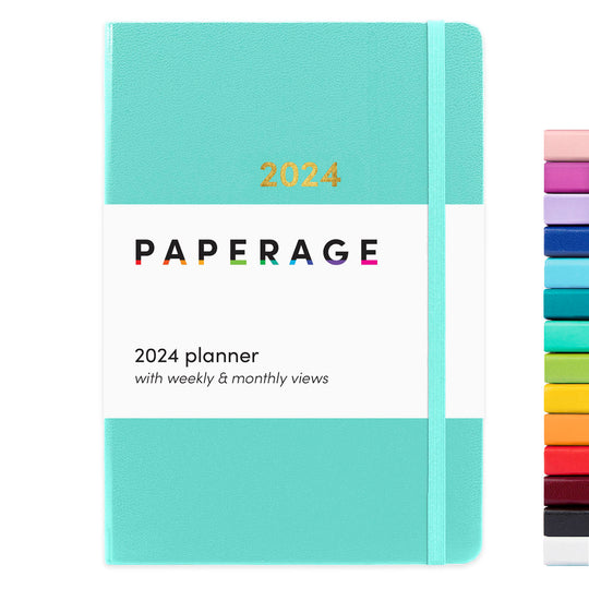 2024 Hardcover Weekly & Monthly Planner (5.7 in x 8 in)