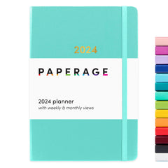 2024 Weekly & Monthly Planner, Hardcover (5.7 in x 8 in)