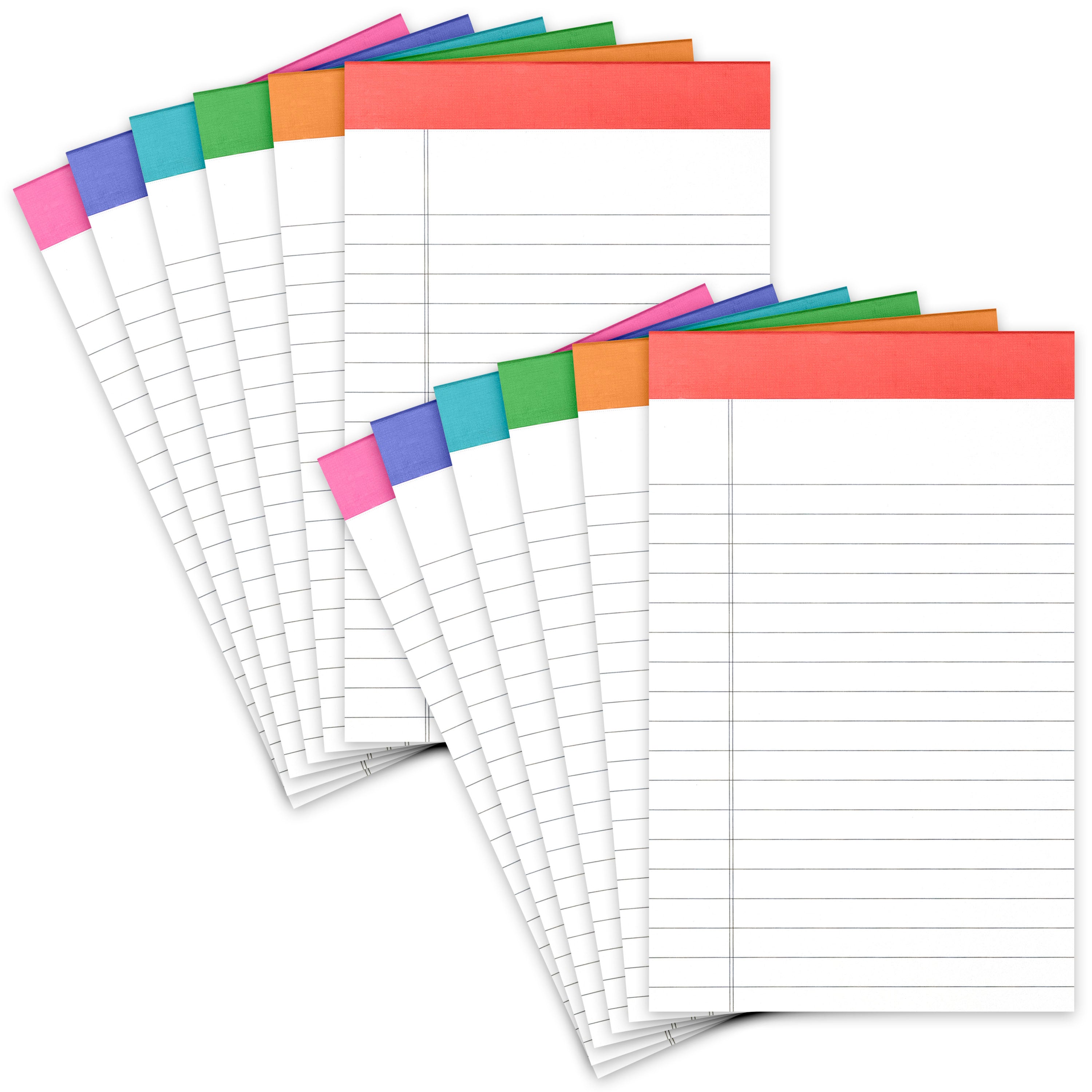 12 Pack SMALL Lined Legal Pads (5 in x 8 in)