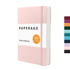 Expanded Lined Journal Notebook (252 pages), Hardcover (5.6 in X 8 in)