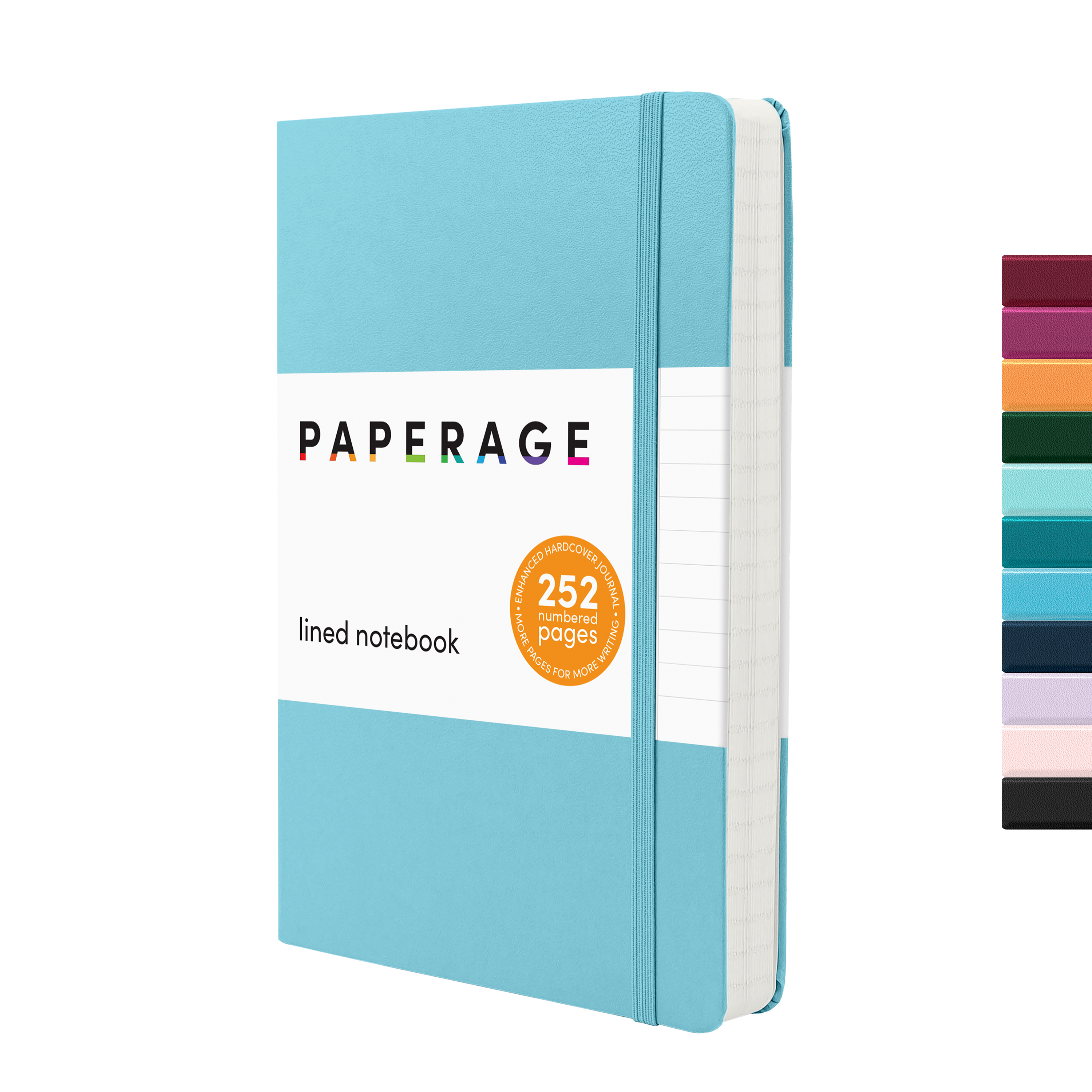 Expanded Lined Journal Notebook (252 pages), Hardcover (5.6 in X 8 in)