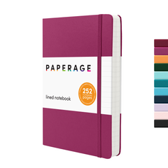 Expanded Lined Journal Notebook (252 pages), Hardcover (5.6 in X 8 in)