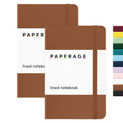 Pocket Size Lined Journal Notebook, Hardcover (3.7 in x 5.6 in)