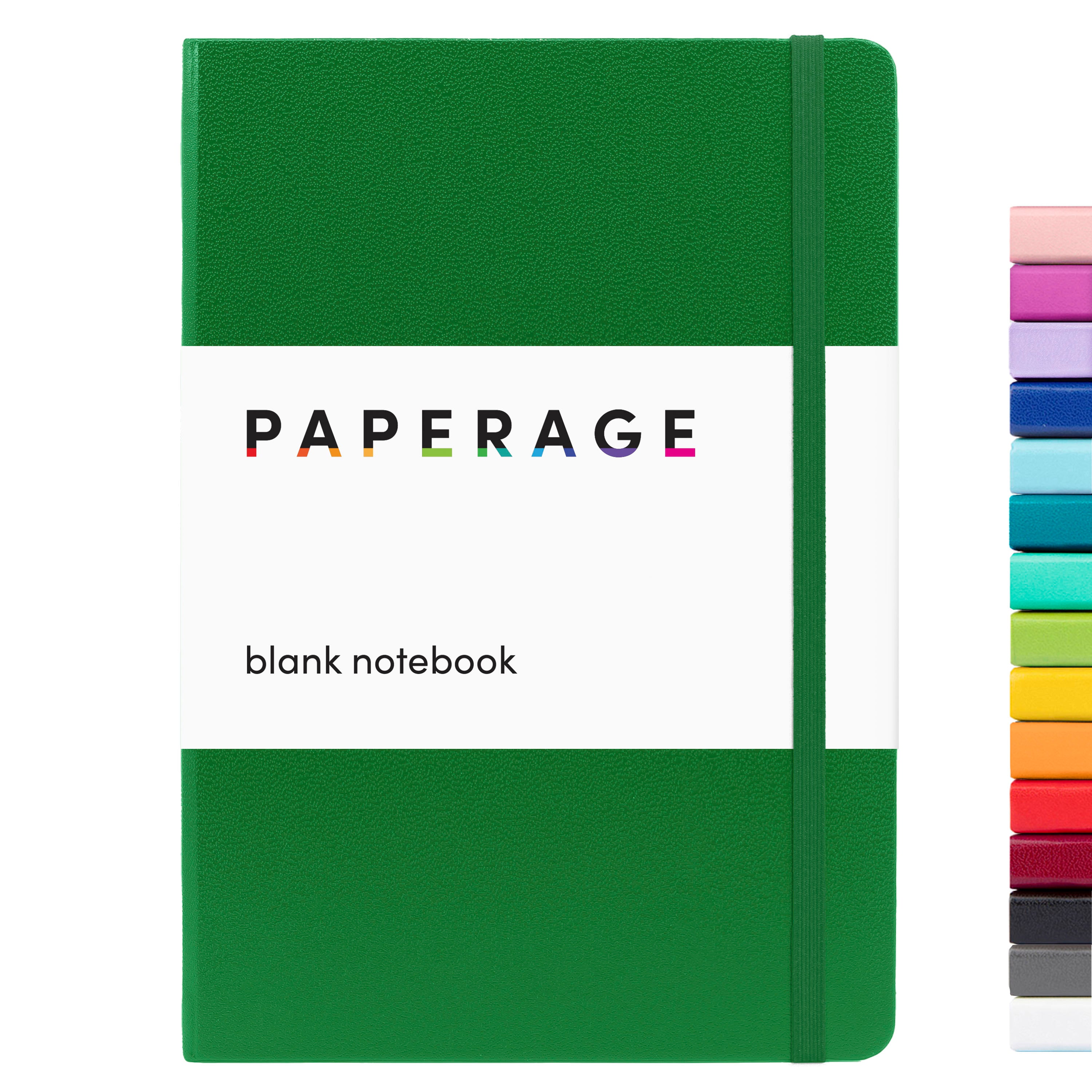  Arteza Journal Blank Page Notebooks, Pack of 2, 6 x 8 inches,  96 Sheets, Hunter Green and Saddle, Hardcover Notepads with Smooth Blank  Paper for Writing, Journaling : Office Products