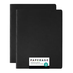 2 Pack Notebooks, Stitchbound, Softcover (Lined or Blank, 7.5 in x 9.5 in)