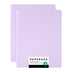 2 Pack Notebooks, Stitchbound, Softcover (Lined or Blank, 7.5 in x 9.5 in)