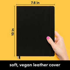 Large Lined Journal Notebook, Softcover (7.6 in x 10 in)