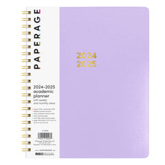 2024-2025 Large 17-Month Academic Planner, Spiral Bound, Flexible Cover (8.5 in x 11 in)