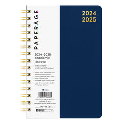 2024-2025 Small 17-Month Academic Planner, Spiral Bound, Flexible Cover (5 in x 8 in)