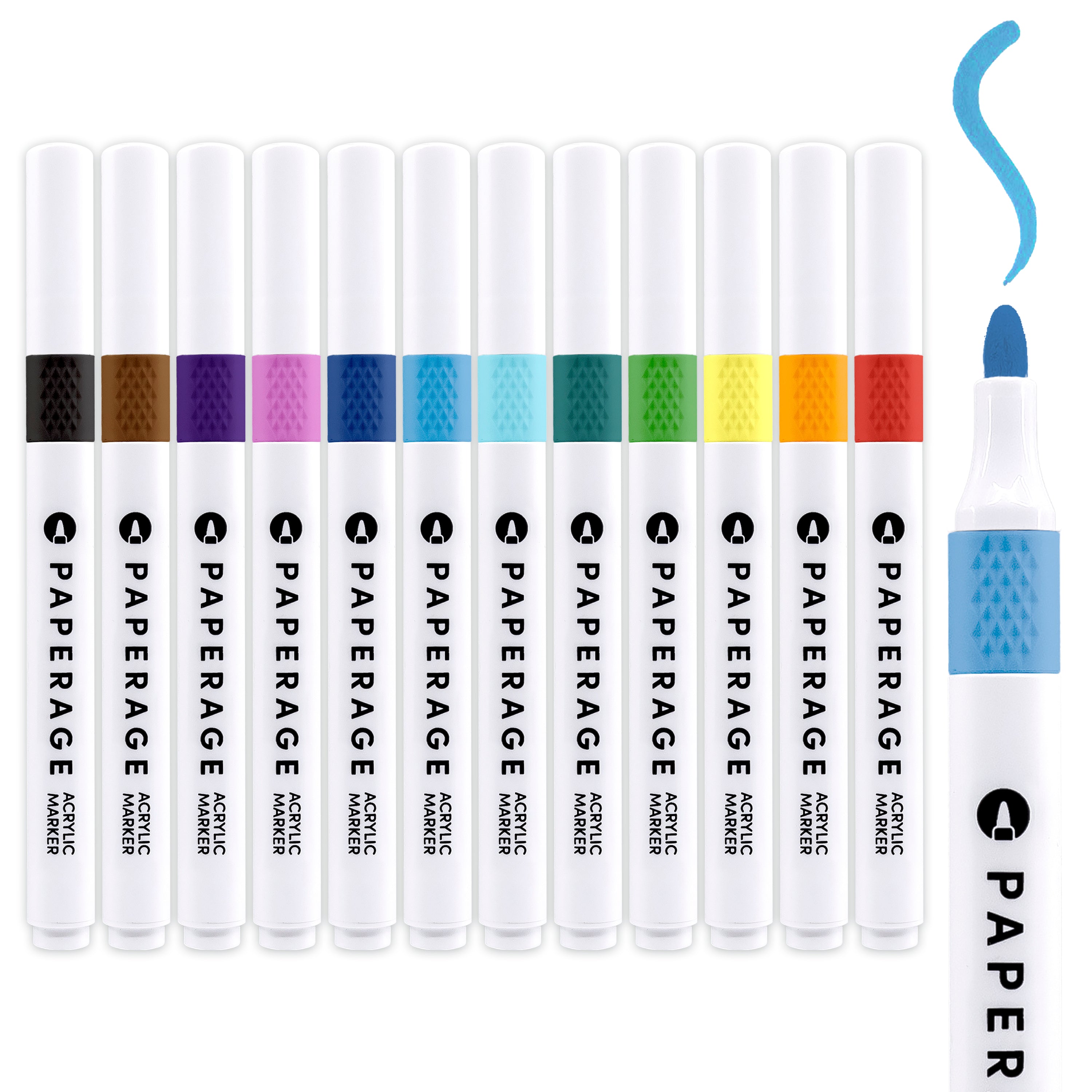 Acrylic Paint Markers (2.5 mm Medium Round Tip)