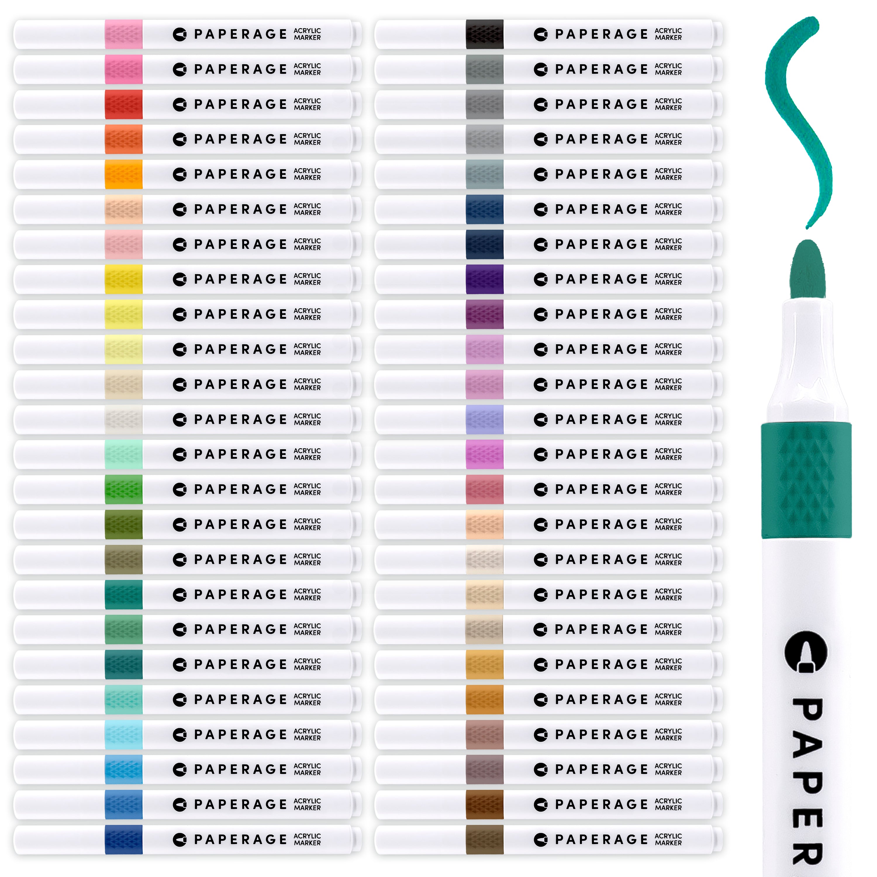 Acrylic Paint Markers (2.5 mm Medium Round Tip)