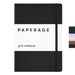 Grid Journal Graph Paper Notebook, Hardcover (5.6 in x 8 in)