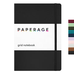 Grid Journal Graph Paper Notebook, Hardcover (5.6 in x 8 in)