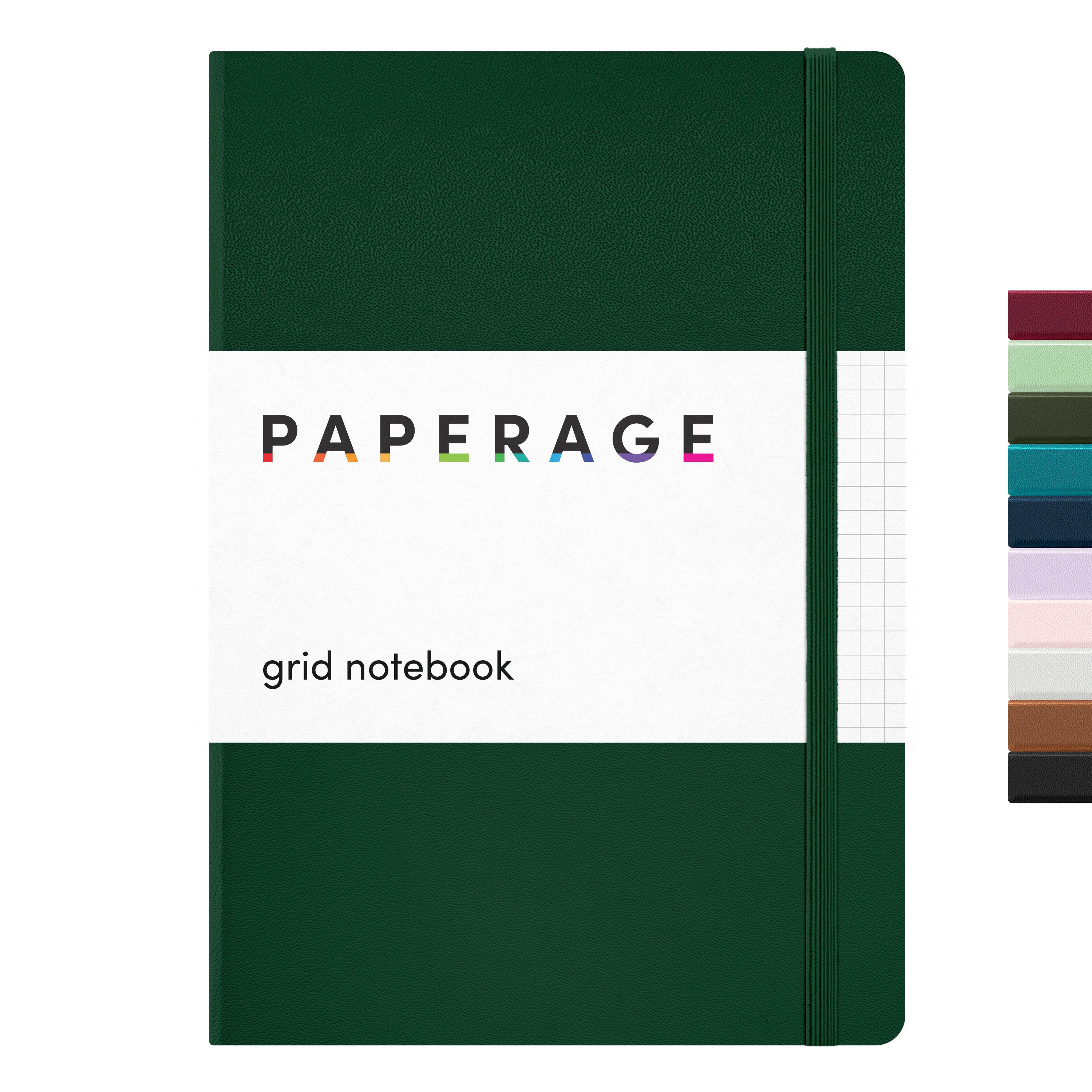 Grid Journal Graph Paper Notebook, Hardcover (5.6 in x 8 in)