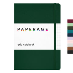 Grid Journal Graph Paper Notebook, Hardcover (5.6 in x 8 in)