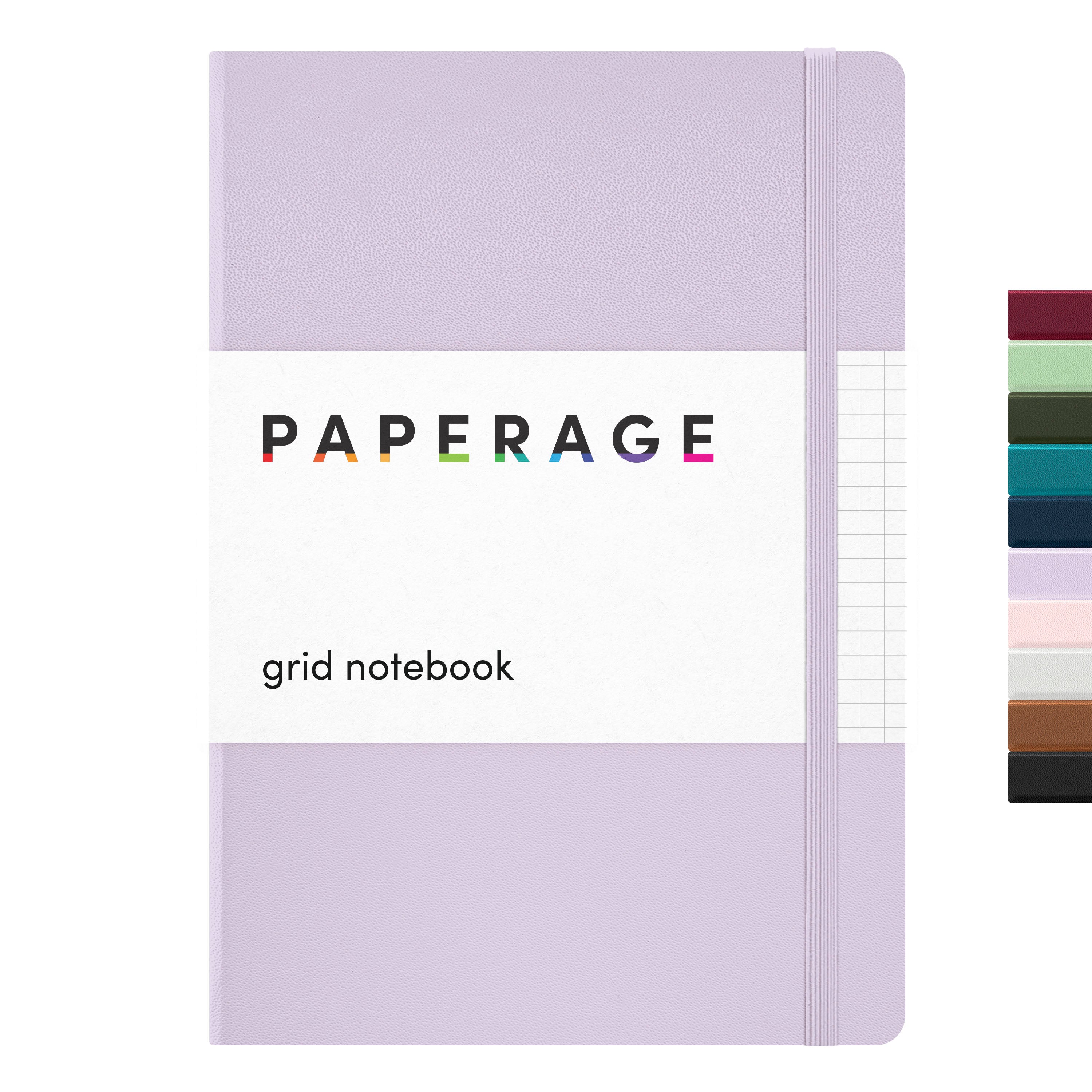 Grid Journal Graph Paper Notebook, Hardcover (5.6 in x 8 in)