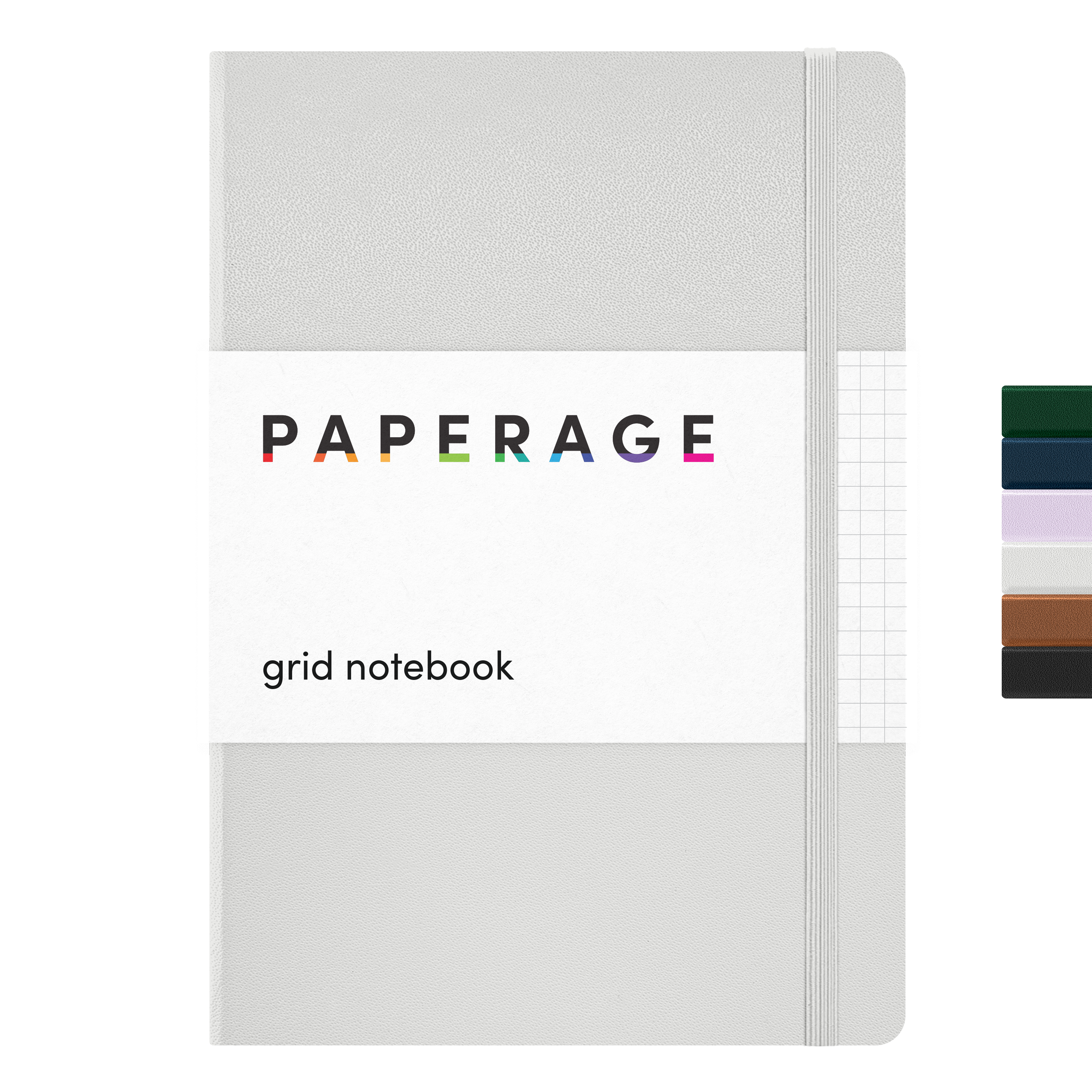 Grid Journal Graph Paper Notebook, Hardcover (5.6 in x 8 in)