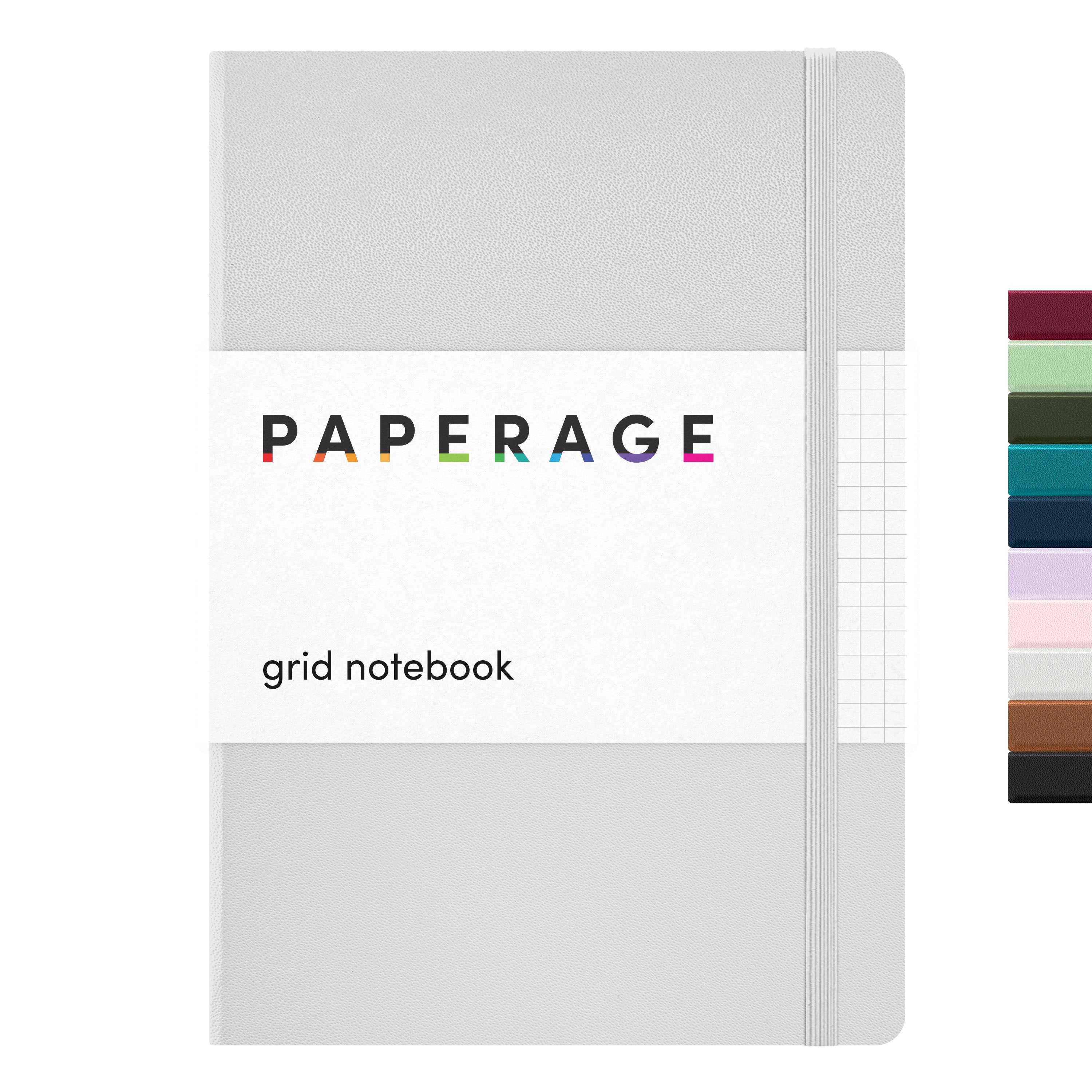 Grid Journal Graph Paper Notebook, Hardcover (5.6 in x 8 in)