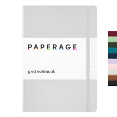 Grid Journal Graph Paper Notebook, Hardcover (5.6 in x 8 in)