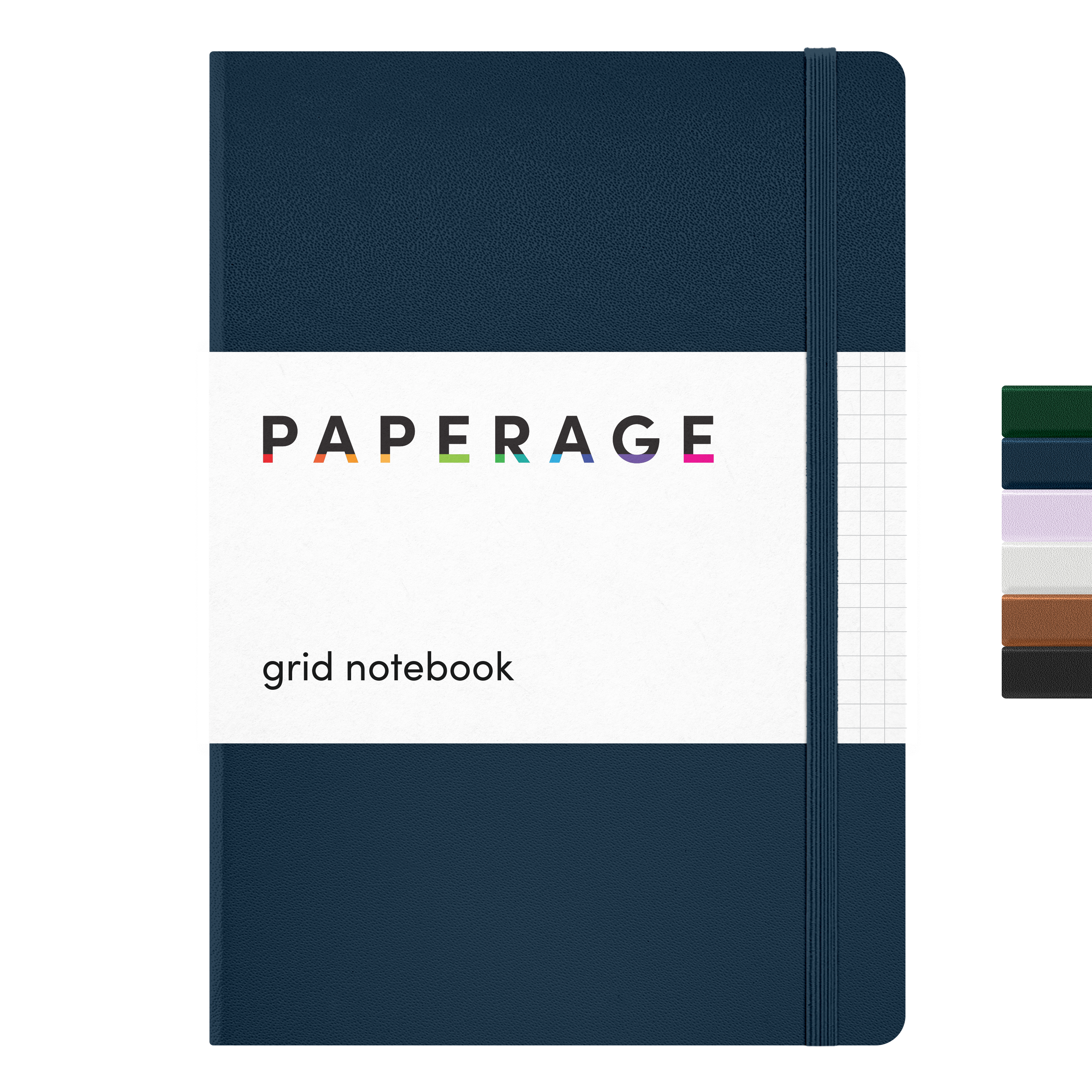 Grid Journal Graph Paper Notebook, Hardcover (5.6 in x 8 in)