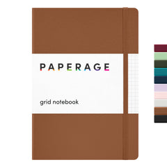 Grid Journal Graph Paper Notebook, Hardcover (5.6 in x 8 in)