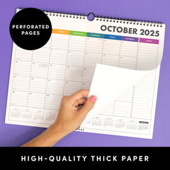 2025 3 Pack Medium Calendars, Minimalist Wall and Desk Calendars (11.5 in x 14.75 in)