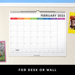 2025 3 Pack Medium Calendars, Minimalist Wall and Desk Calendars (11.5 in x 14.75 in)