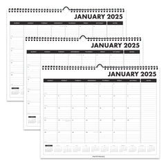 2025 3 Pack Medium Calendars, Minimalist Wall and Desk Calendars (11.5 in x 14.75 in)