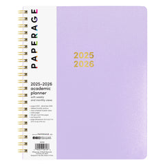 PAPERAGE 17 Month Academic Planner 2025-2026, Weekly & Monthly Spreads, August 2025 - December 2026, Large (8.5 in x 11 in)
