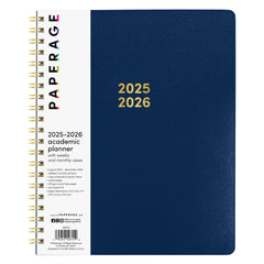 PAPERAGE 17 Month Academic Planner 2025-2026, Weekly & Monthly Spreads, August 2025 - December 2026, Large (8.5 in x 11 in)