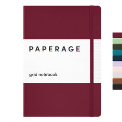 Grid Journal Graph Paper Notebook, Hardcover (5.6 in x 8 in)