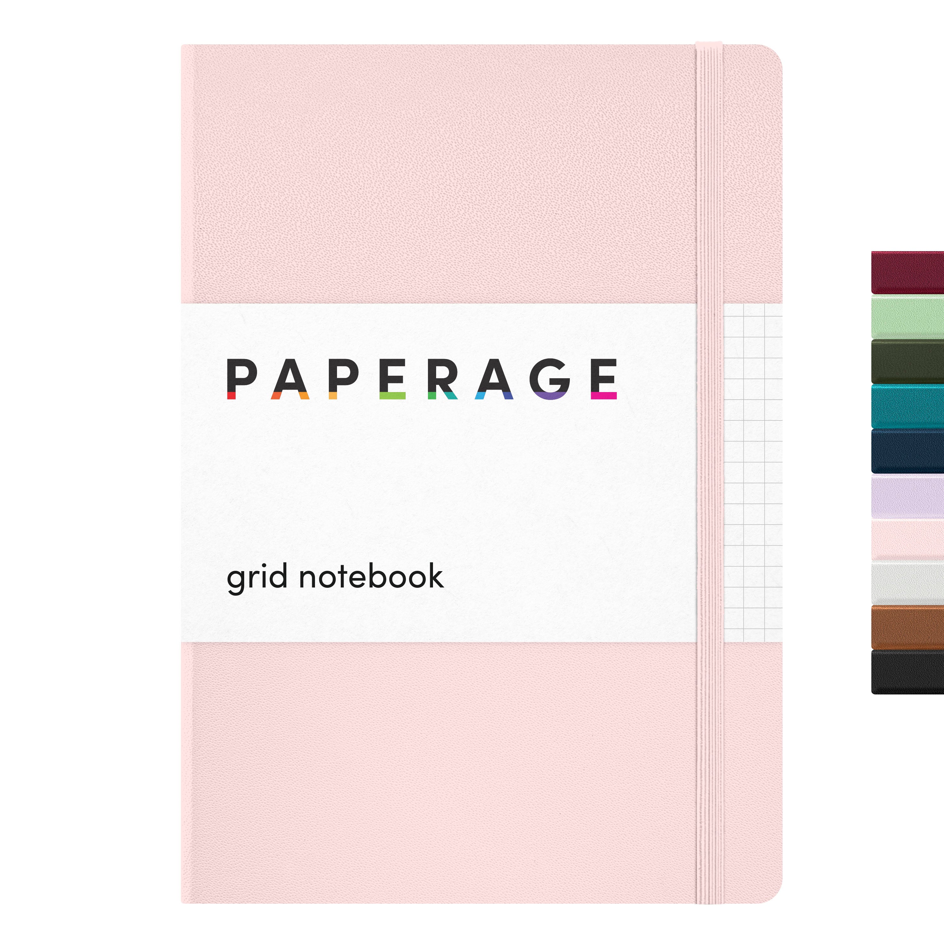 Grid Journal Graph Paper Notebook, Hardcover (5.6 in x 8 in)