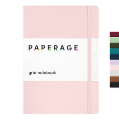 Grid Journal Graph Paper Notebook, Hardcover (5.6 in x 8 in)