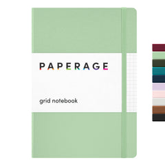 Grid Journal Graph Paper Notebook, Hardcover (5.6 in x 8 in)